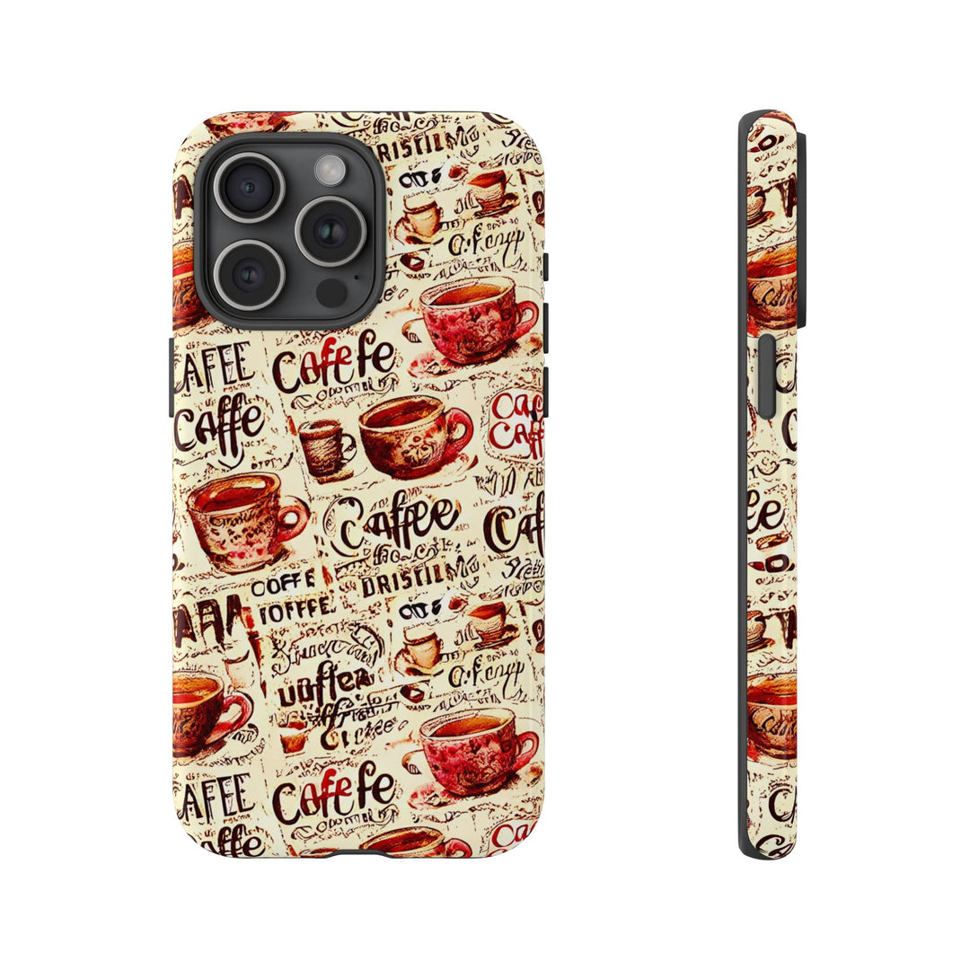 Impact Resistant, Paris Bistro Cafe, Cute Phone Cases for Samsung S24, S23, S22, S21, IPhone 15 pro Iphone 14 pro Iphone 13 IPhone 12 Iphone 11 - Studio40ParkLane