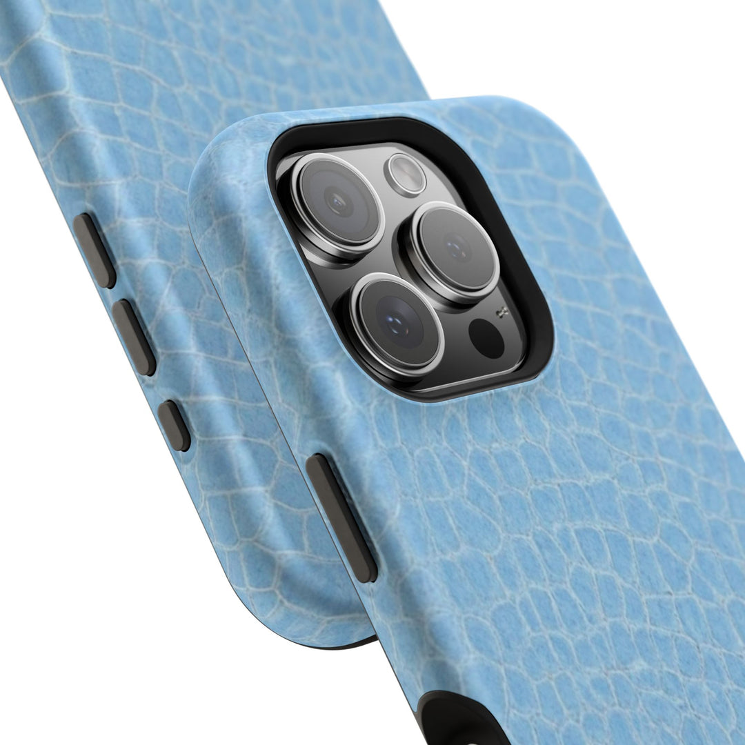 Non Leather Blue Color Pattern Magsafe Cute Phone Case for Iphone Gift for Her, | iPhone 15 Case | iPhone 15 Pro Max Case, Iphone 14, Iphone 14 Pro Max, Iphone 13, Iphone 16 - Studio40ParkLane