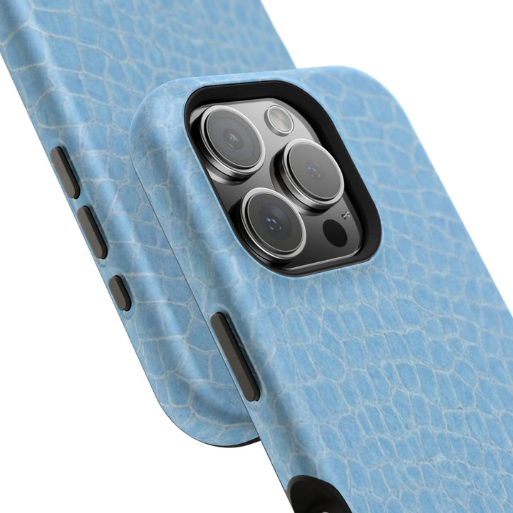 Non Leather Blue Color Pattern Magsafe Cute Phone Case for Iphone Gift for Her, | iPhone 15 Case | iPhone 15 Pro Max Case, Iphone 14, Iphone 14 Pro Max, Iphone 13, Iphone 16 - Studio40ParkLane