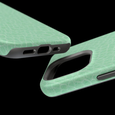 Non Leather Mint Color Pattern Magsafe Cute Phone Case for Iphone Gift for Her, | iPhone 15 Case | iPhone 15 Pro Max Case, Iphone 14, Iphone 14 Pro Max, Iphone 13, Iphone 16 - Studio40ParkLane