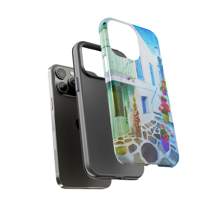 Impact Resistant, Greece House, Cute Phone Cases for Samsung S24, S23, S22, S21, IPhone 15 pro Iphone 14 pro Iphone 13 IPhone 12 Iphone 11 - Studio40ParkLane