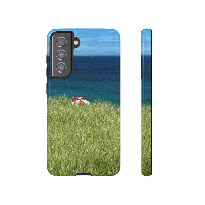 Cute Samsung Phone Case | Aesthetic Samsung Phone Case | Beach Umbrella | Galaxy S23, S22, S21, S20 | Luxury Double Layer | Cool - Studio40ParkLane