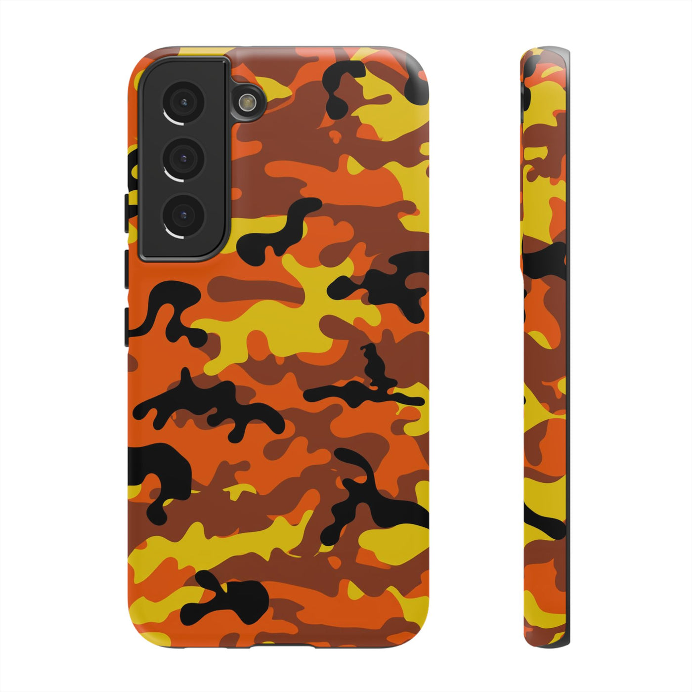 Impact Resistant, Fall camo Camouflage, Cute Phone Cases for Samsung S24, S23, S22, S21, IPhone 15 pro Iphone 14 pro Iphone 13 IPhone 12 Iphone 11