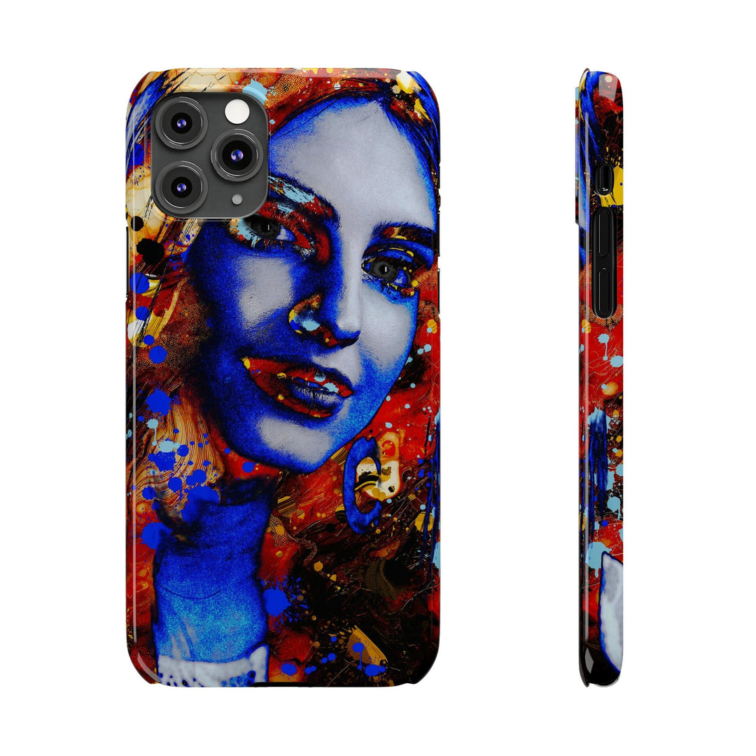 Slim Cute Phone Cases for Iphone - | iPhone 15 Case | iPhone 15 Pro Max Case, Iphone 14 Case, Iphone 14 Pro Max, Iphone 13, Marble Splash Face - Studio40ParkLane