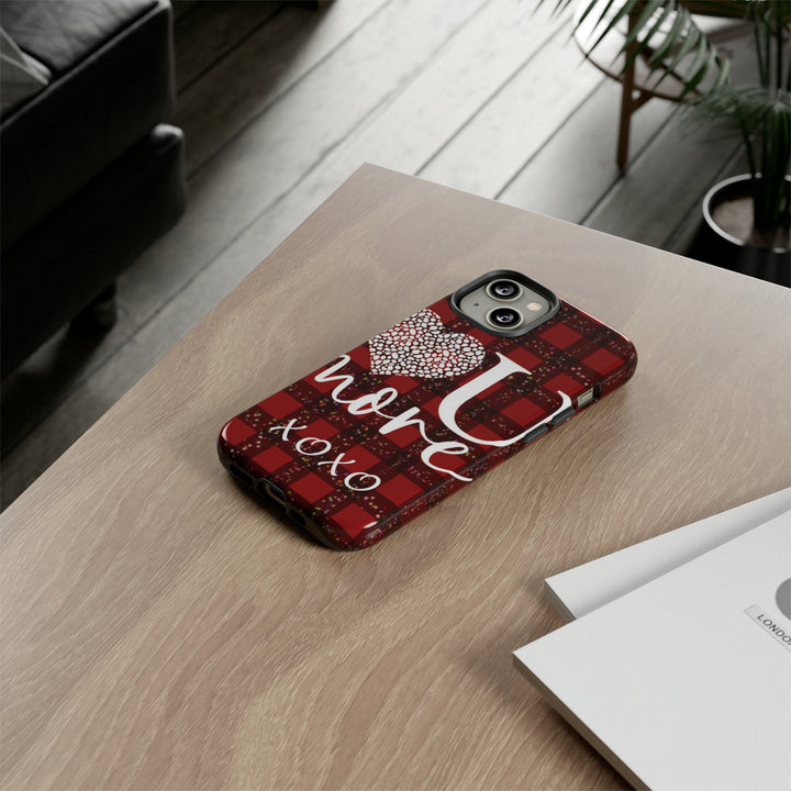 Cute IPhone Case | iPhone 15 Case | iPhone 15 Pro Max Case, Iphone 14 Case, Iphone 14 Pro Max Case IPhone Case for Art Lovers, Love You Red - Studio40ParkLane