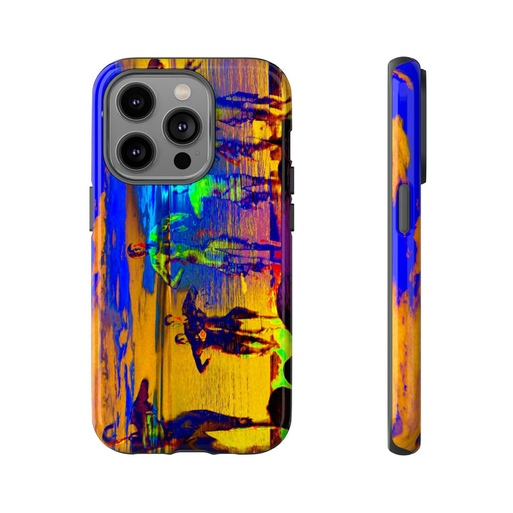 Cute IPhone Case | iPhone 15 Case | iPhone 15 Pro Max Case, Iphone 14 Case, Iphone 14 Pro Max Case IPhone Case for Art Lovers, Sunset Dance Blue Yellow - Studio40ParkLane