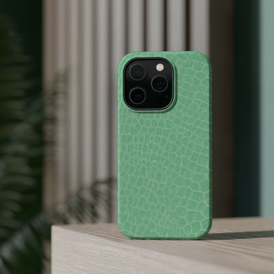 Non Leather Mint Color Pattern Magsafe Cute Phone Case for Iphone Gift for Her, | iPhone 15 Case | iPhone 15 Pro Max Case, Iphone 14, Iphone 14 Pro Max, Iphone 13, Iphone 16 - Studio40ParkLane