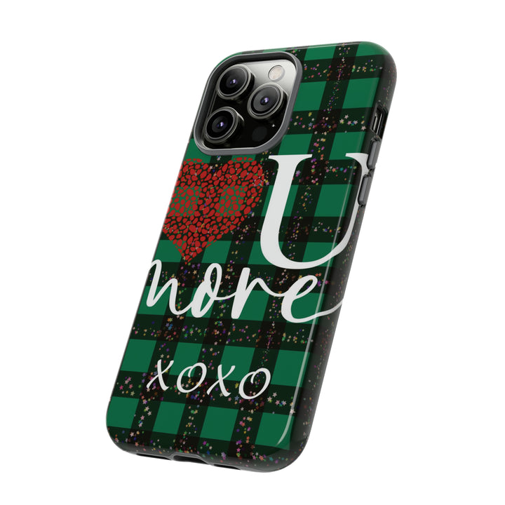 Cute IPhone Case | iPhone 15 Case | iPhone 15 Pro Max Case, Iphone 14 Case, Iphone 14 Pro Max Case IPhone Case for Art Lovers, Love You Green - Studio40ParkLane