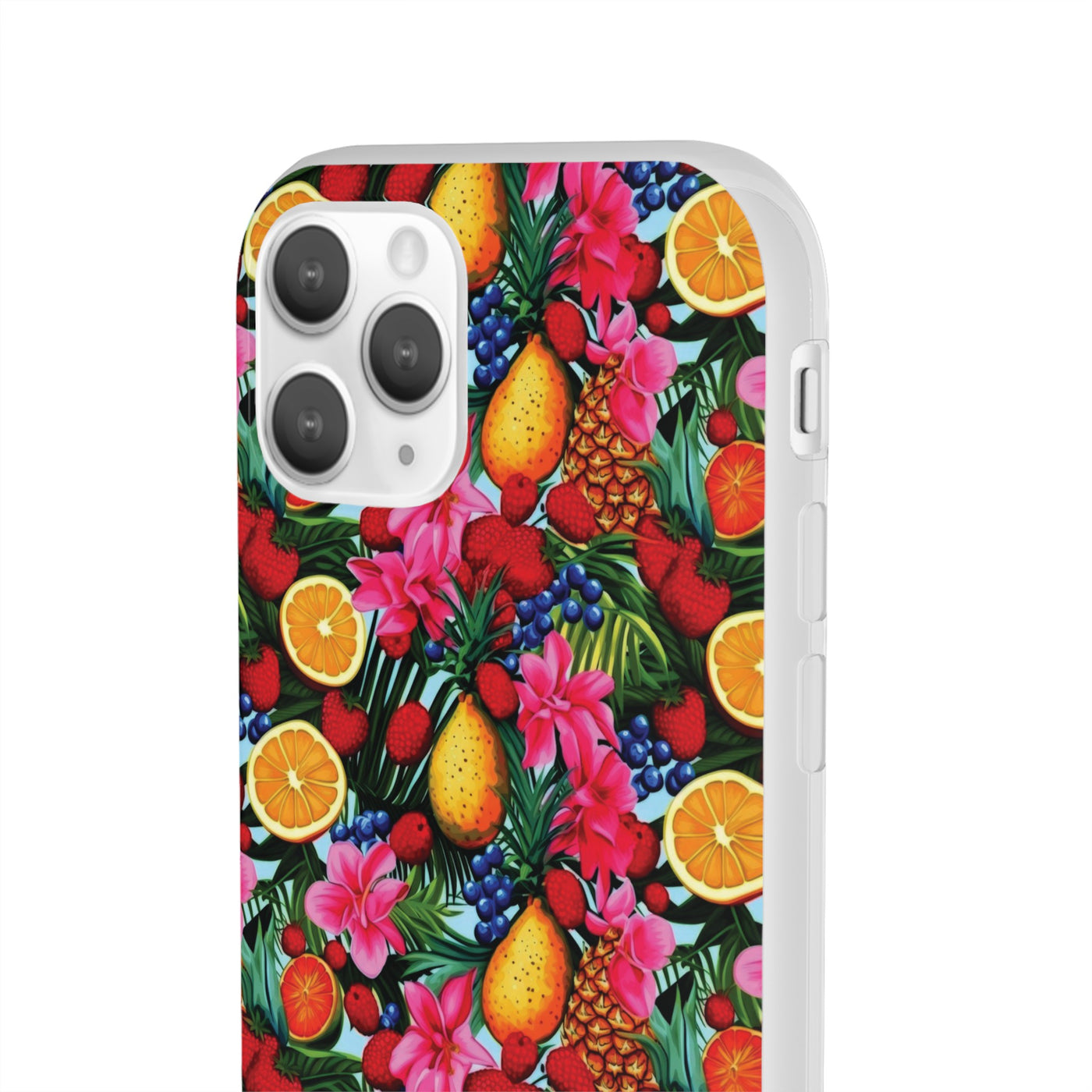 Cute Flexi Phone Cases, For Iphones and Samsung Galaxy Phones, Summer Mixed Fruit, Galaxy S23 Phone Case, Samsung S22 Case, Samsung S21, Iphone 15, Iphone 14, Iphone 13