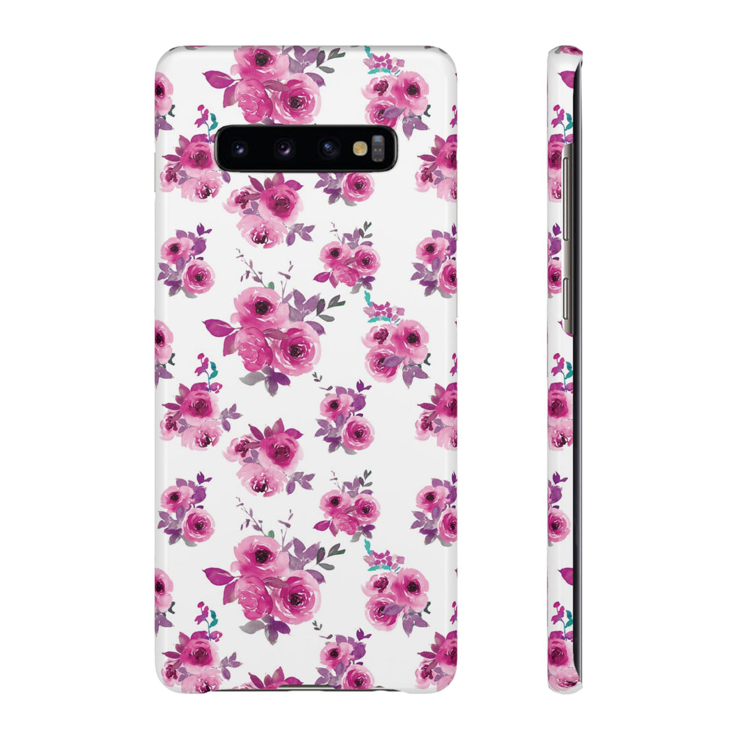 Sleek Snap Flowers Gift for Her Cute Phone Case for iPhone 16 15 14 13 12 11 X Xs Max Xr Pro Plus Samsung Galaxy S24 S23 S22 S21 S20 Ultra