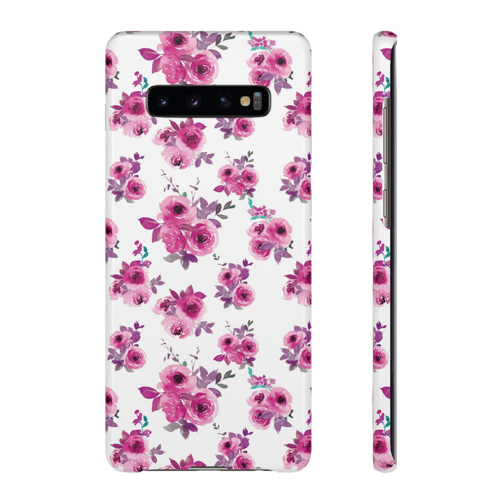Sleek Snap Flowers Gift for Her Cute Phone Case for iPhone 16 15 14 13 12 11 X Xs Max Xr Pro Plus Samsung Galaxy S24 S23 S22 S21 S20 Ultra