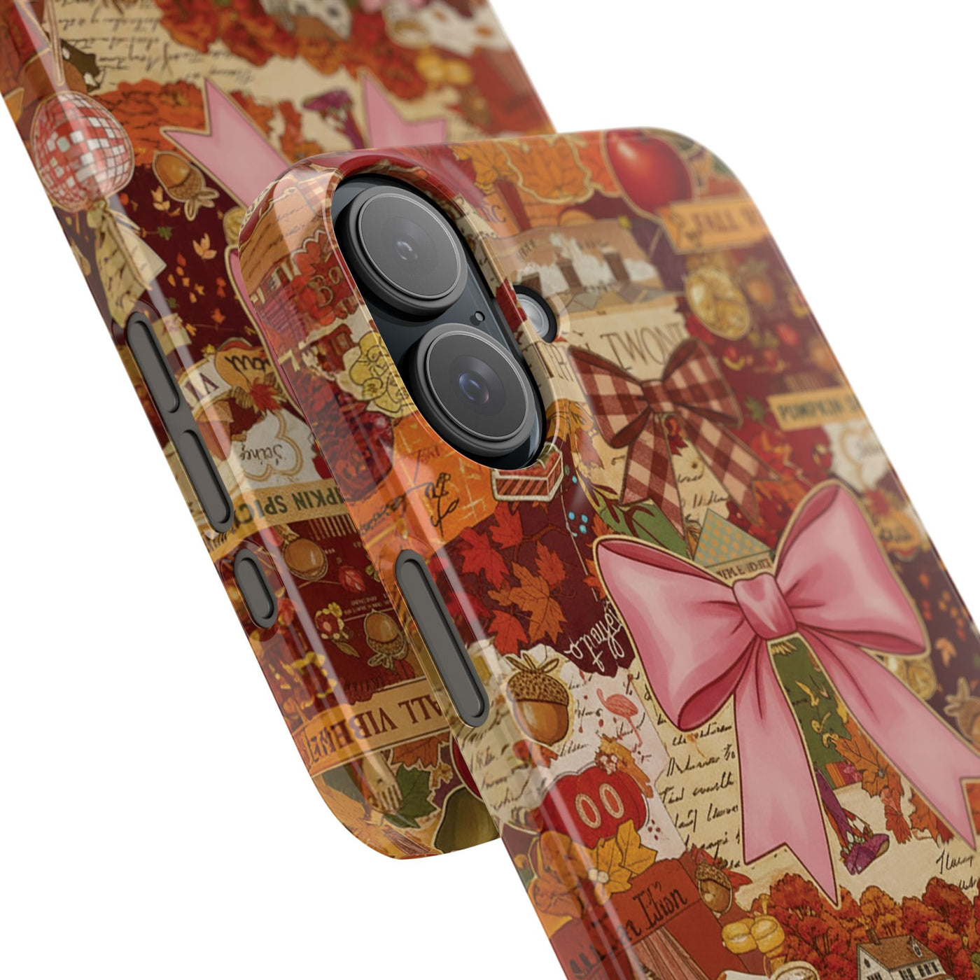 New England fall Coquette Collage Cute Phone Case for Iphone 16 - | iPhone 15 Pro Max Case | iPhone 14 Case Iphone 13 12 11 10 9 8 7 X XS - Studio40ParkLane