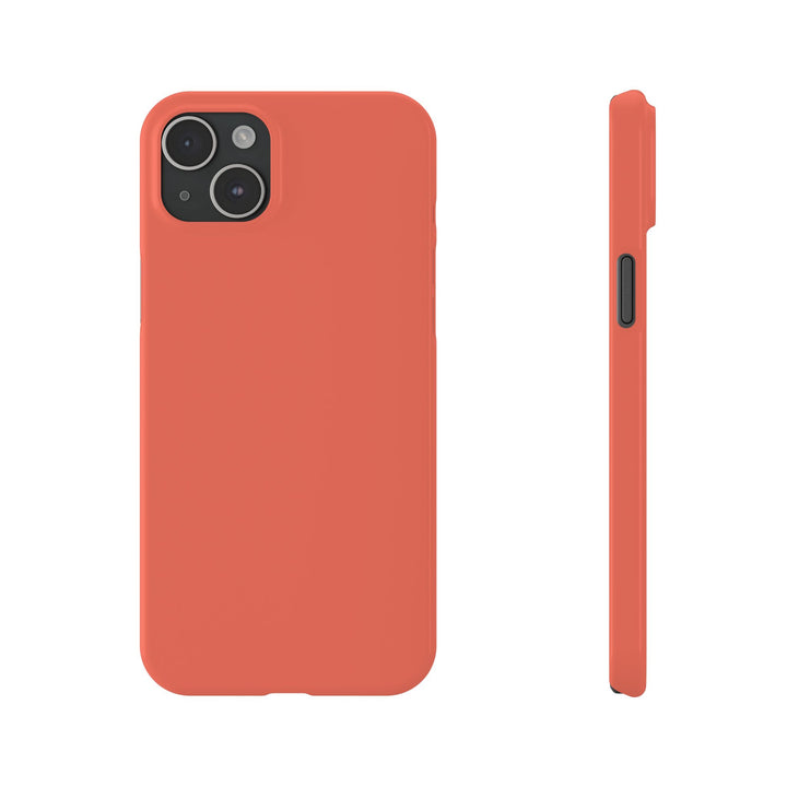 Slim Coral pink Gift for Her Aesthetic Cute Phone Case for Iphone 16 - | iPhone 15 Pro Max Case | iPhone 14 Case 13 12 11 10 9 8 7 - Studio40ParkLane