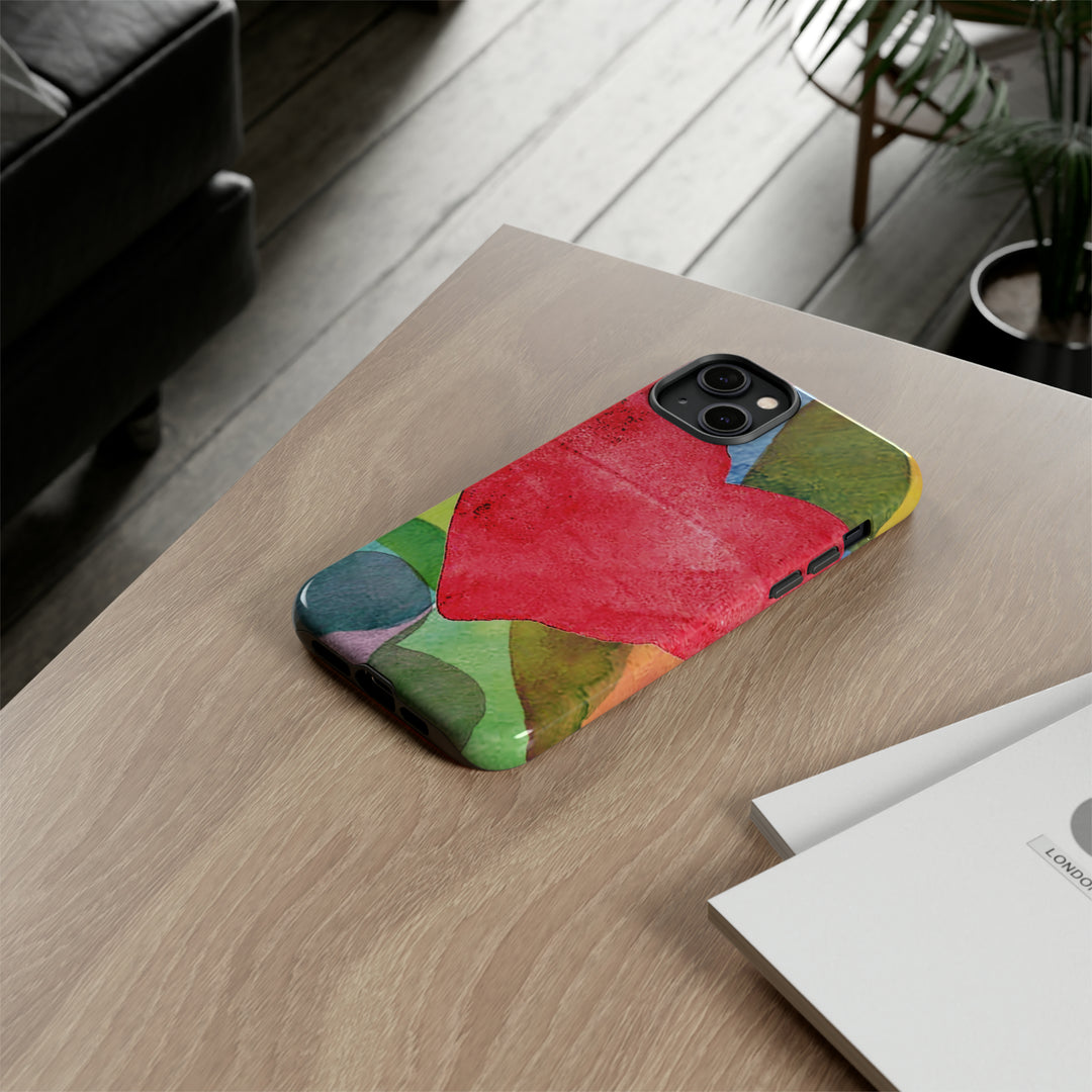Cute IPhone Case | iPhone 15 Case | iPhone 15 Pro Max Case, Iphone 14 Case, Iphone 14 Pro Max Case IPhone Case for Art Lovers, Red Heart - Studio40ParkLane