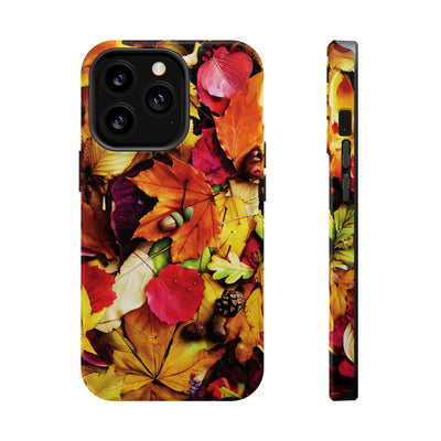 Aesthetic Tough Magsafe Fall Leaves Foliage Phone Case - For iPhone 17 Pro Max iPhone 16 Pro iPhone 15 Iphone 14 Plus 13 Pro 12 11 10 - Studio40ParkLane
