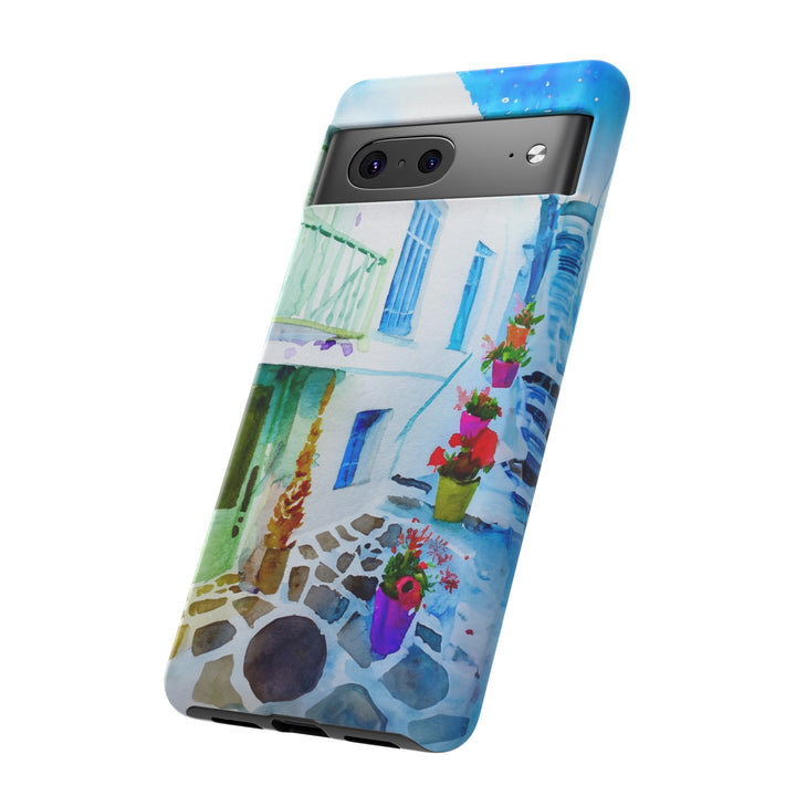 Impact Resistant, Greece House, Cute Phone Cases for Samsung S24, S23, S22, S21, IPhone 15 pro Iphone 14 pro Iphone 13 IPhone 12 Iphone 11 - Studio40ParkLane