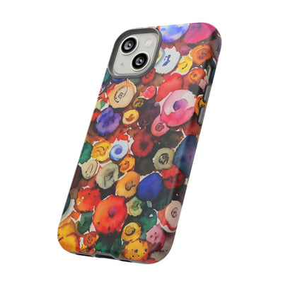 Impact Resistant, Fall Colors Buttons, Cute Phone Cases for Samsung S24, S23, S22, S21, IPhone 15 pro Iphone 14 pro Iphone 13 IPhone 12 Iphone 11