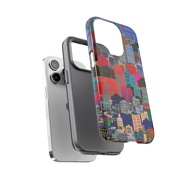 Cute Samsung Case | Cool Iphone Case | Summer City Skyline, Samsung S24, S23, S22, S21, IPhone 15 Case | Iphone 14 Case, Iphone 13 Case - Studio40ParkLane