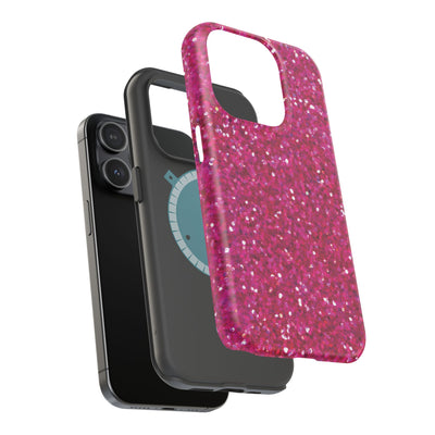 Non Glitter Pink Color Composition Magsafe Cute Phone Case for Iphone Gift for Her,  | iPhone 15 Case | iPhone 15 Pro Max Case, Iphone 14, Iphone 14 Pro Max, Iphone 13, Iphone 16