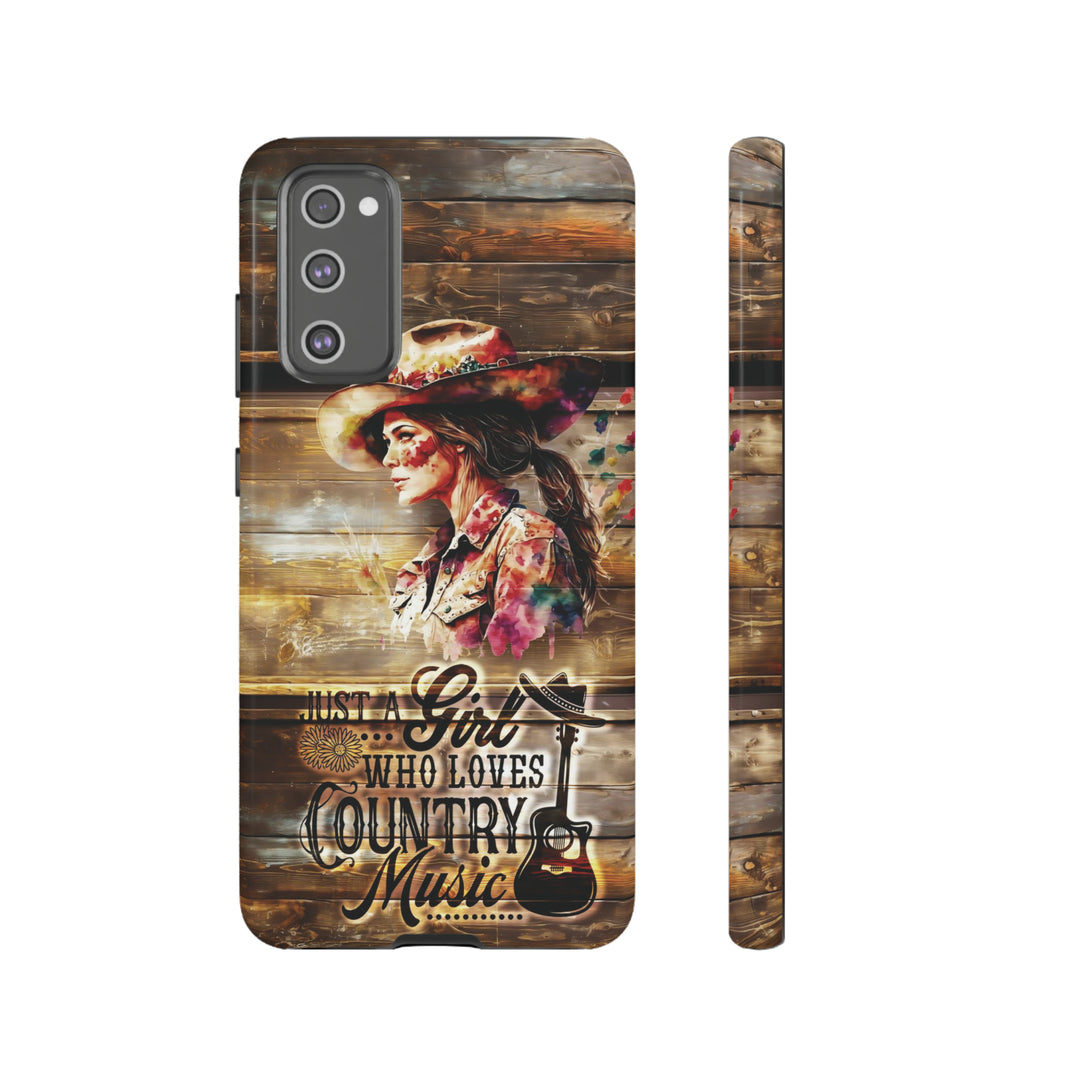 Cute Samsung Phone Case | Aesthetic Samsung Phone Case | Galaxy S23, S22, S21, S20 | Country Music Girl, Protective Phone Case - Studio40ParkLane