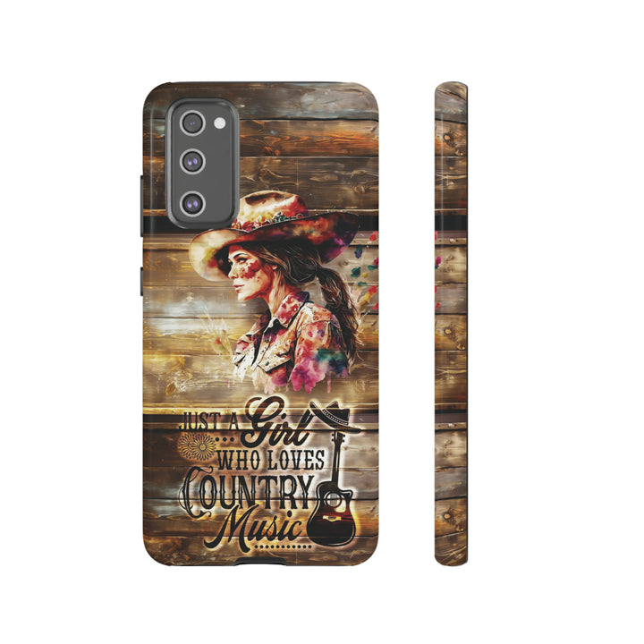 Cute Samsung Phone Case | Aesthetic Samsung Phone Case | Galaxy S23, S22, S21, S20 | Country Music Girl, Protective Phone Case - Studio40ParkLane