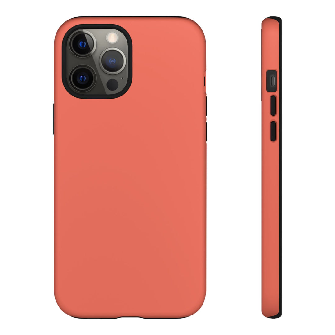 Premium Tough Coral Pink Orange Gift for Her Cute Phone Cases for Samsung S25 S24, S23, S22, S21, Iphone, 16, 15, 14, 13 Pro Max Ultra - Studio40ParkLane