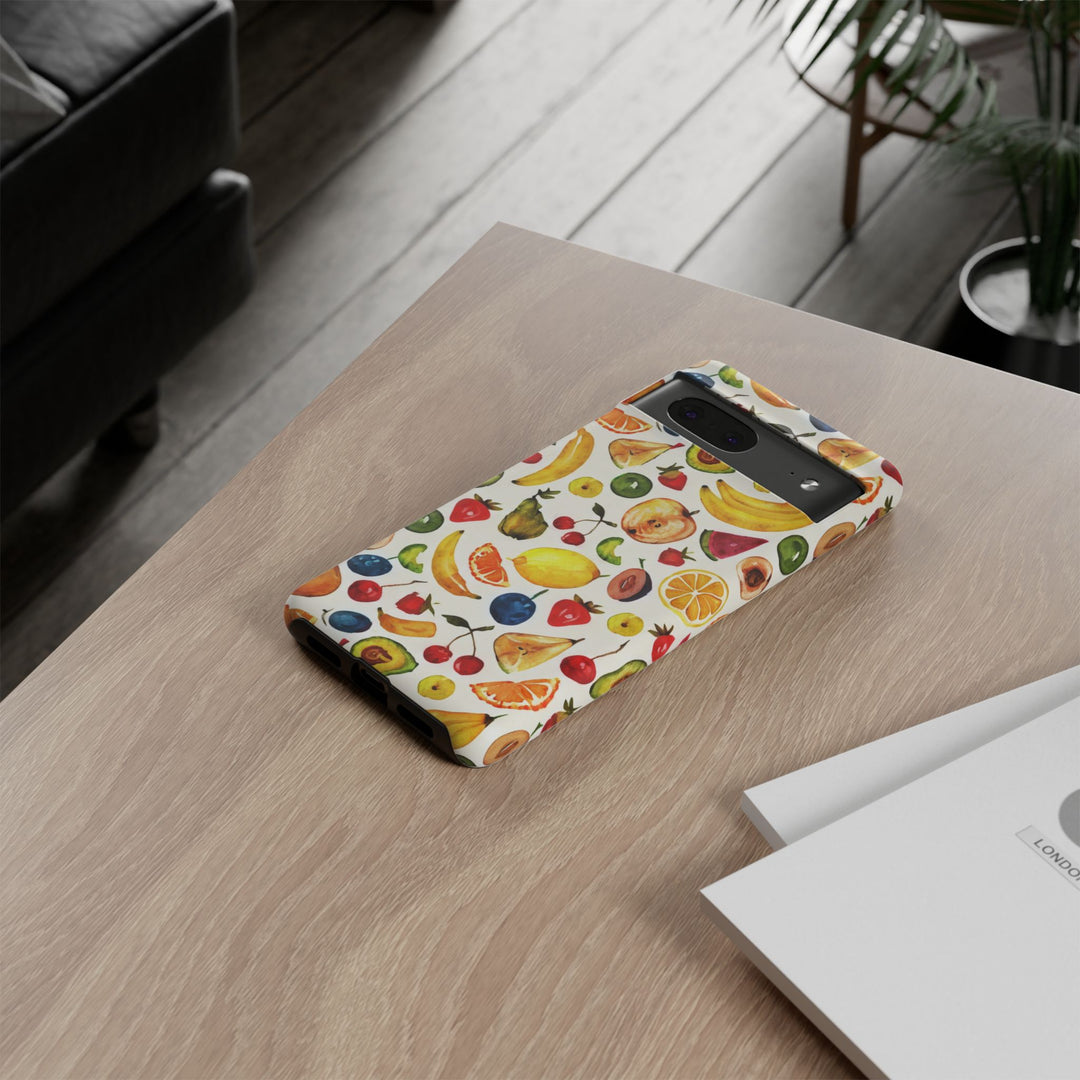 Impact Resistant, Mixed Fruits, Cute Phone Cases for Samsung S24, S23, S22, S21, IPhone 15 pro Iphone 14 pro Iphone 13 IPhone 12 Iphone 11 - Studio40ParkLane