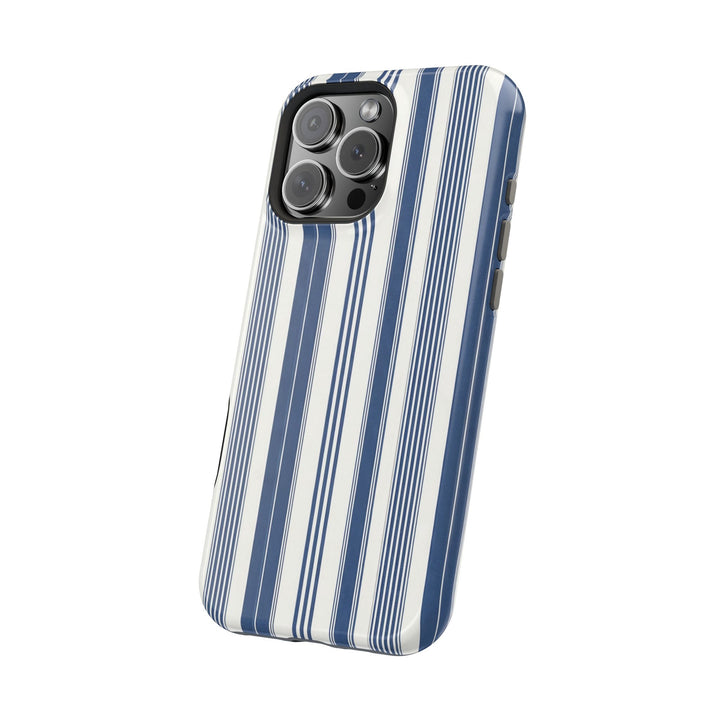 MagSafe Cute Phone Case, Coastal Striped Phone Case for iPhone 17 16 15 14 13 12 Pro Max, Samsung S26 S25 S24 Ultra case - Studio40ParkLane