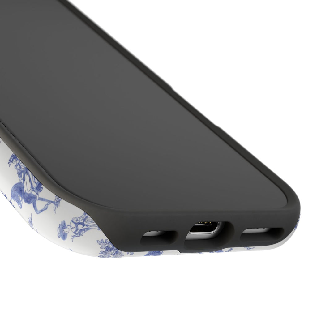 Magsafe French Toile Personalized Initial Custom Gift Cute Phone Cases for Iphone 16 Pro Max | iPhone 15, Pro Max Case, Iphone 14, 13, 12, 11, 10 - Studio40ParkLane