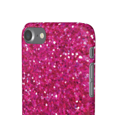 Snap Non-Glitter Muted Pink Play on "Faux" Glitter Effect Cute Phone Cases for Samsung and Iphone, 16, 15, 14, S24, S23, S22, S21, S20, Plus and Ultra