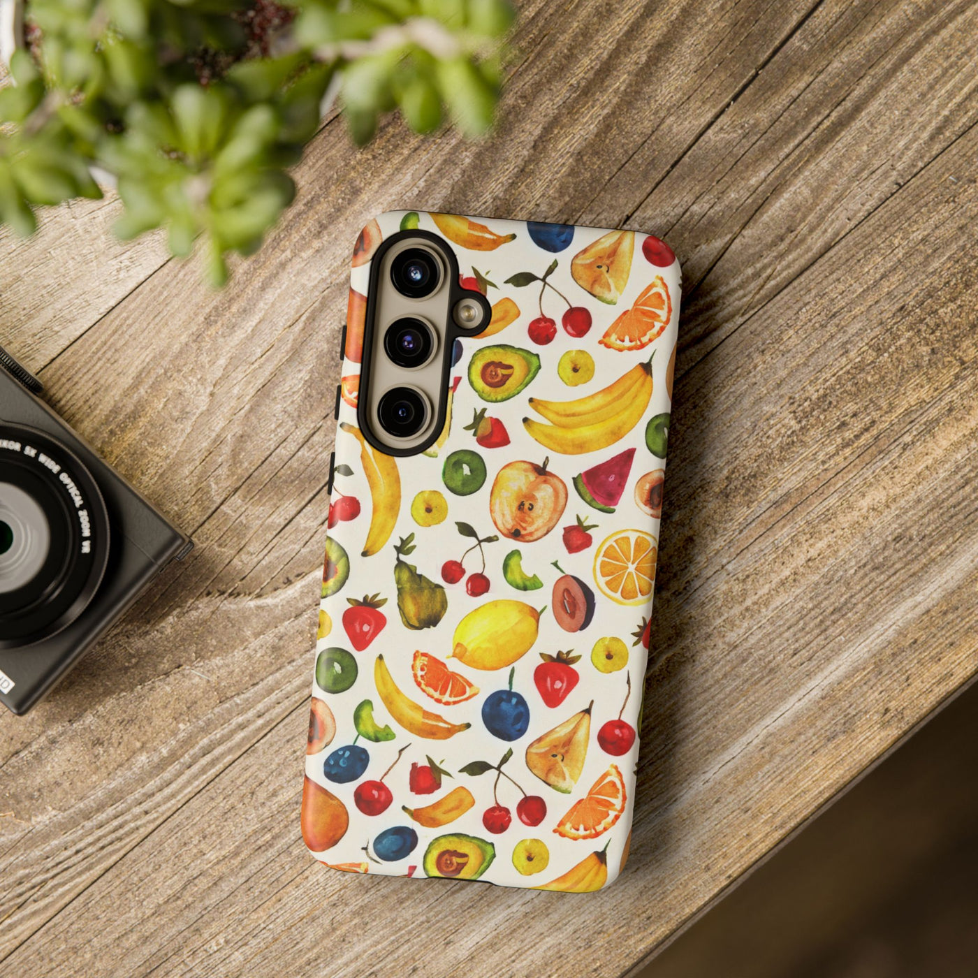 Impact Resistant, Mixed Fruits, Cute Phone Cases for Samsung S24, S23, S22, S21, IPhone 15 pro Iphone 14 pro Iphone 13 IPhone 12 Iphone 11