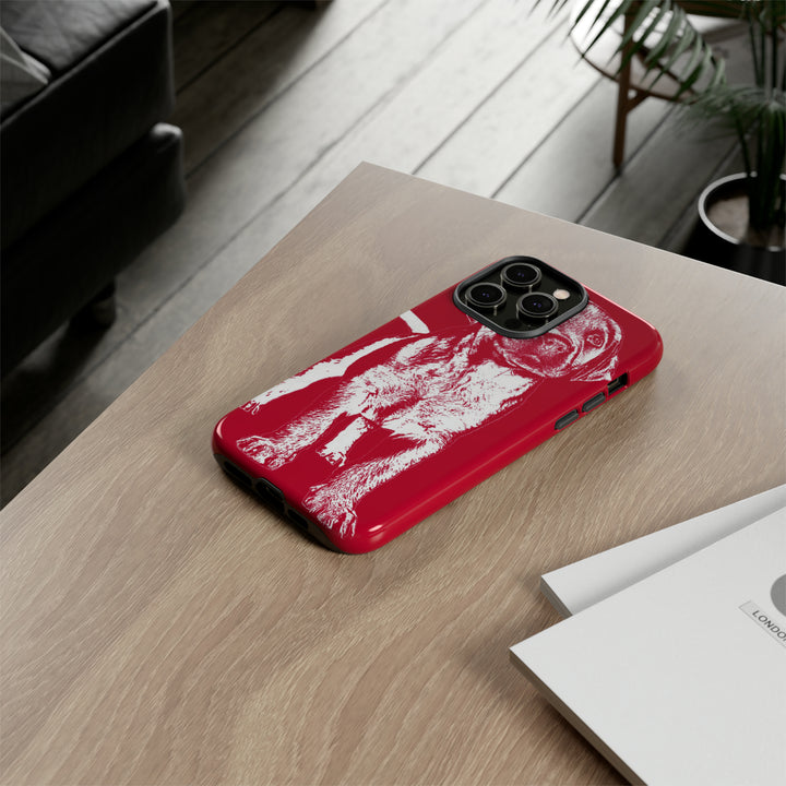 Cute IPhone Case | iPhone 15 Case | iPhone 15 Pro Max Case, Iphone 14 Case, Iphone 14 Pro Max Case IPhone Case for Dog Lovers, Puppy Dog Red - Studio40ParkLane