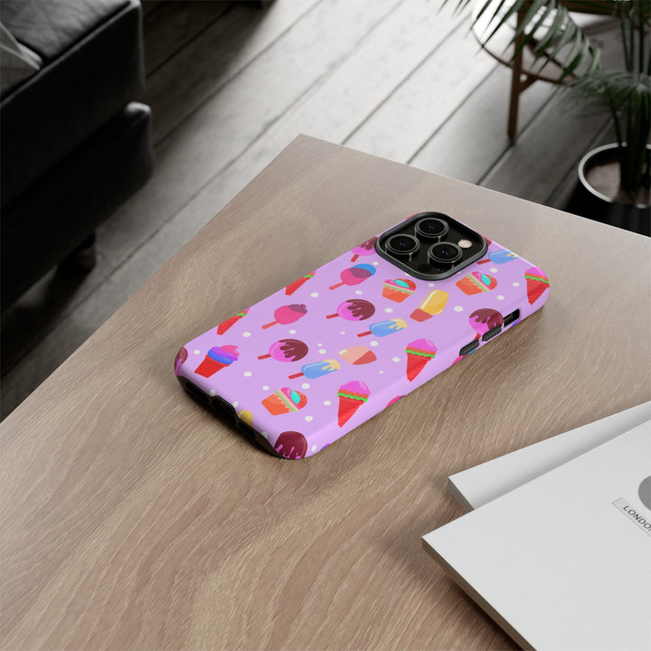 Cute Samsung Case | Cool Iphone Case | Summer Pink Ice - Cream, Samsung S24, S23, S22, S21, IPhone 15 Case | Iphone 14 Case, Iphone 13 Case - Studio40ParkLane