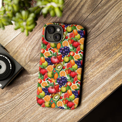 Impact Resistant, Fall Fruit, Cute Phone Cases for Samsung S24, S23, S22, S21, IPhone 15 pro Iphone 14 pro Iphone 13 IPhone 12 Iphone 11