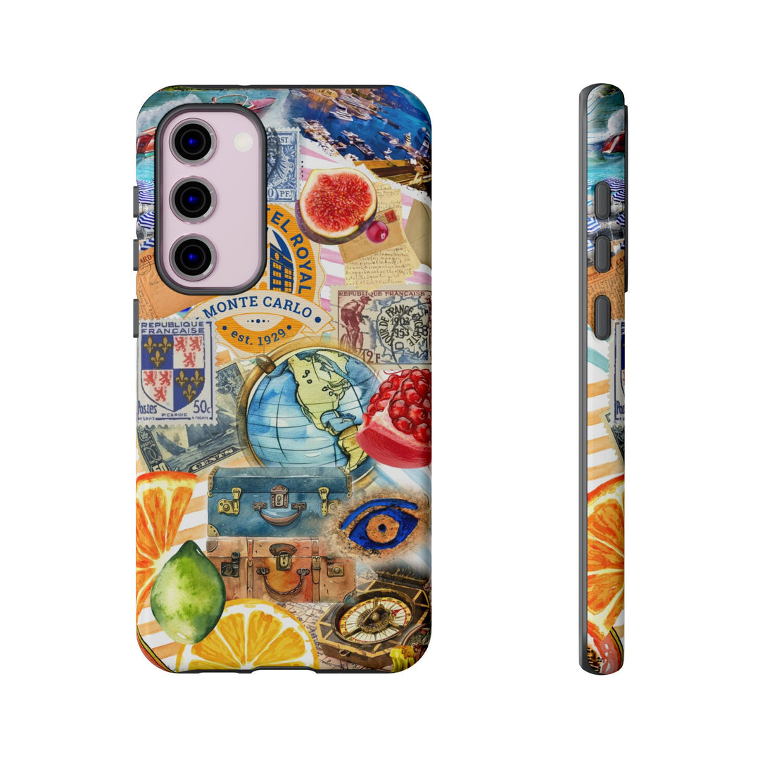 Cute European Summer Collage Phone Case, for IPhone 16 Case | Iphone 15, Iphone 14, IPhone 13 Case, 11 8 7, Samsung Galaxy S24, S23, S22, S21 Extra Protective - Studio40ParkLane