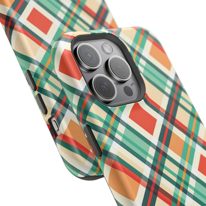 Checkered Plaid Magsafe Gift for Her Cute Phone Case for Iphone, | iPhone 16 | iPhone 15 Pro Max, Iphone 14 Pro Max, 13 12 11 10 9 8 7 - Studio40ParkLane
