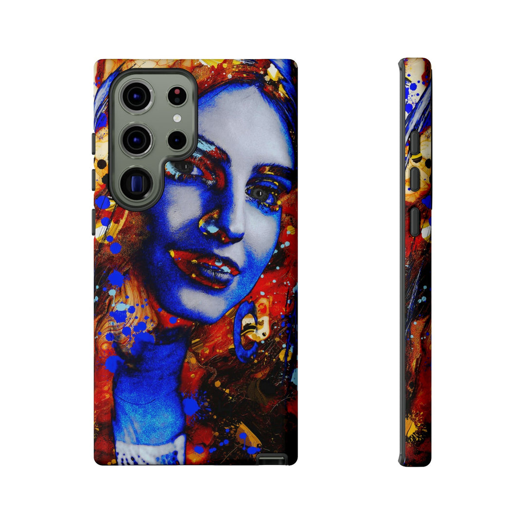 Cute Samsung Phone Case | Aesthetic Samsung Phone Case | Galaxy S23, S22, S21, S20 | Marble Splash Face, Protective Phone Case - Studio40ParkLane