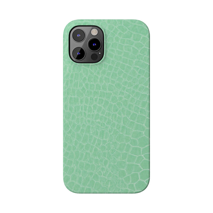 Slim Non Leather Mint Color Pattern Gift for Her Cute Phone Cases for Iphone 16 Pro Max | iPhone 15 Case | iPhone 15 Pro Max Case, Iphone 14, 13, 12, 11, 10, 8, 7 - Studio40ParkLane