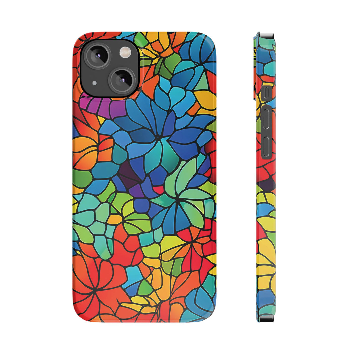 Slim Window Style Mosaic Gift for Her Cute Phone Cases for Iphone 16 Case | iPhone 15 Case | iPhone 15 Pro Max Case, Iphone 14, Iphone 14 Pro Max, Iphone 13