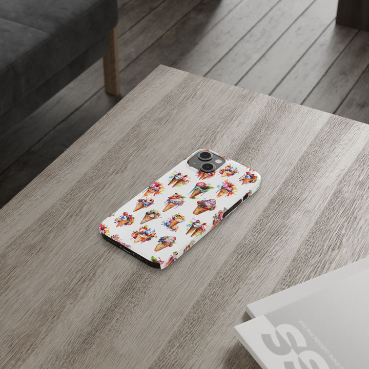 Slim Summer Ice Cream Slim Cute Phone Cases for Iphone | iPhone 15 Case | iPhone 15 Pro Max Case, Iphone 14, Iphone 14 Pro Max, Iphone 13 - Studio40ParkLane