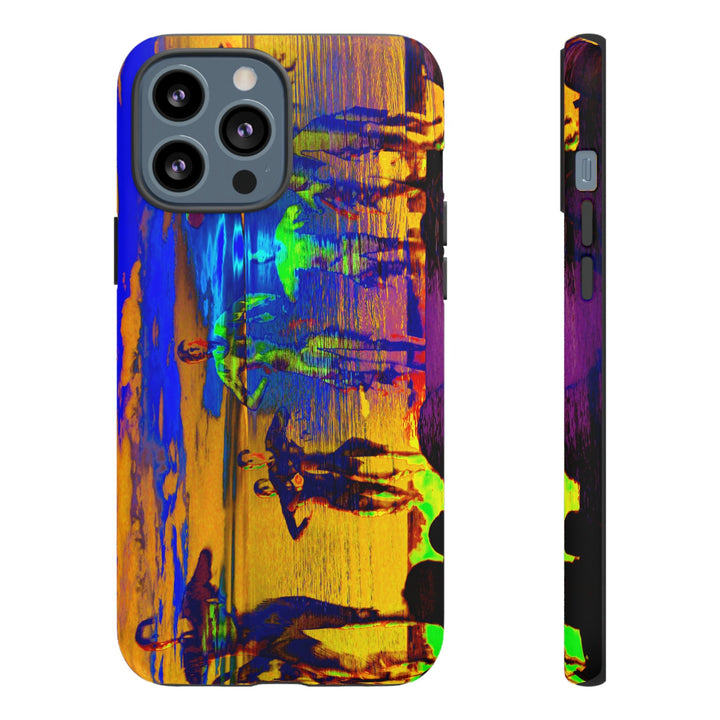 Cute IPhone Case | iPhone 15 Case | iPhone 15 Pro Max Case, Iphone 14 Case, Iphone 14 Pro Max Case IPhone Case for Art Lovers, Sunset Dance Blue Yellow - Studio40ParkLane