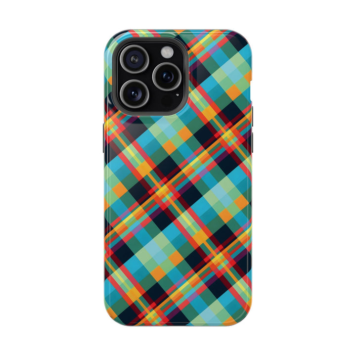 Checkered Plaid Magsafe Gift for Her Cute Phone Case for Iphone, | iPhone 16 | iPhone 15 Pro Max, Iphone 14 Pro Max, 13 12 11 10 9 8 7 - Studio40ParkLane