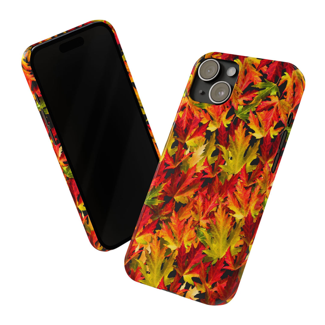 Slim Fall Leaves Slim Cute Phone Cases for Iphone | iPhone 15 Case | iPhone 15 Pro Max Case, Iphone 14, Iphone 14 Pro Max, Iphone 13 - Studio40ParkLane