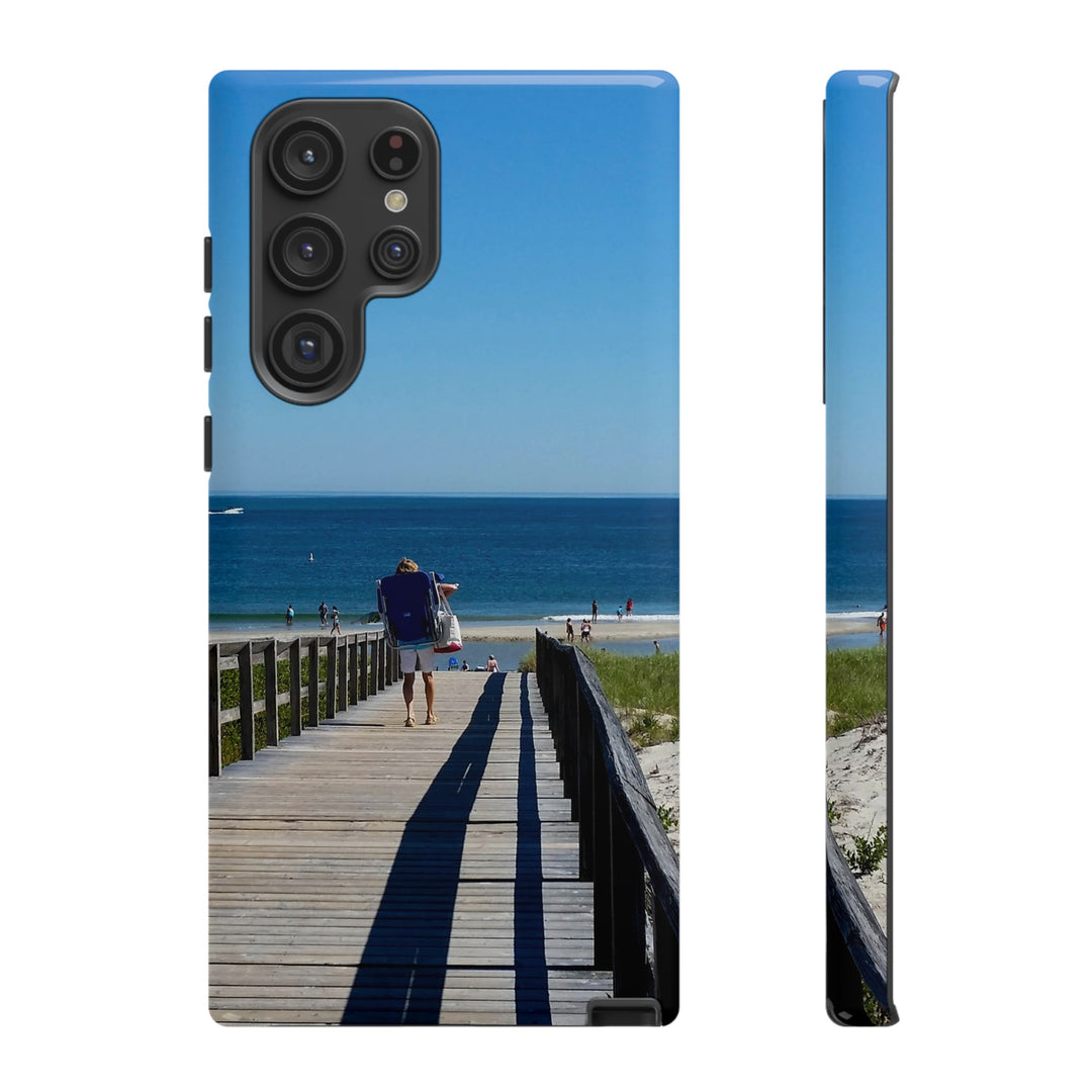 Cute Samsung Case | Cool Iphone Case | Summer Beach Walk, Samsung S24, S23, S22, S21, IPhone 15 Case | Iphone 14 Case, Iphone 13 Case - Studio40ParkLane