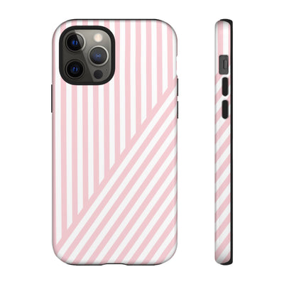 Custom Personalized Tough Phone Case - Aesthetic Stripes - For iPhone 17 Pro Max iPhone 16 Pro iPhone 15 Iphone 14 Iphone 13 Plus 13 12 11 - Studio40ParkLane