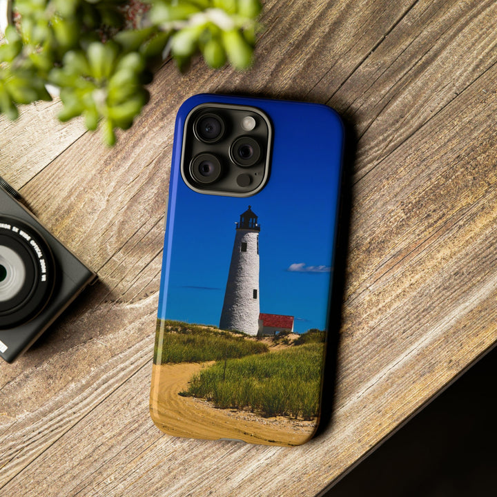 Cute IPhone Case | iPhone 15 Case | iPhone 15 Pro Max Case, Iphone 14 Case, Iphone 14 Pro Max Case IPhone Case for Art Lovers - Beach Lighthouse - Studio40ParkLane