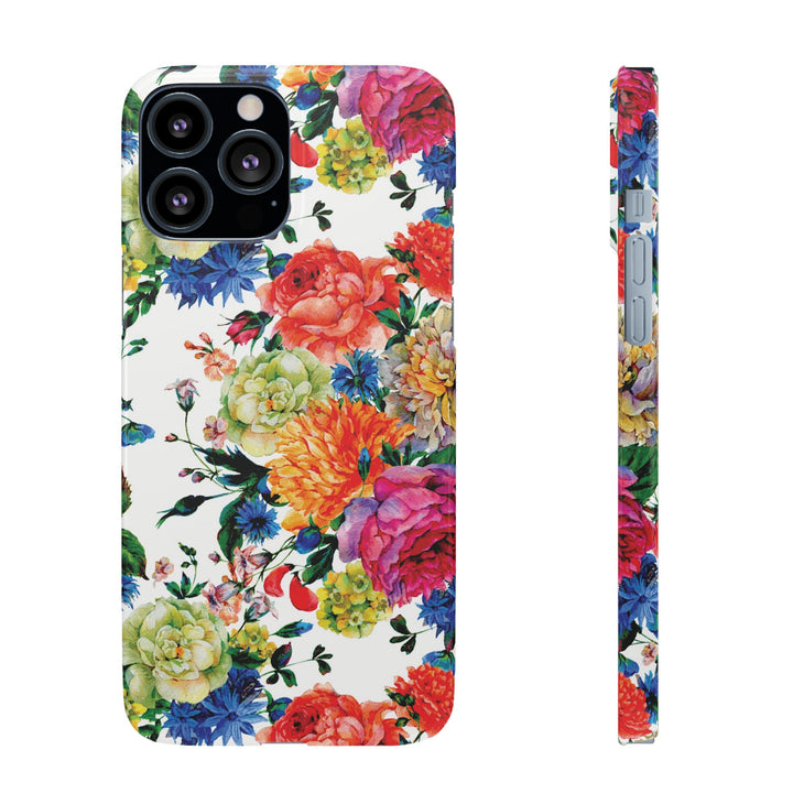 Sleek Snap Colorful Flowers Cute Phone Case for iPhone 16 15 14 13 12 11 X Xs Max Xr Pro Plus Samsung Galaxy S24 S23 S22 S21 S20 Note Ultra