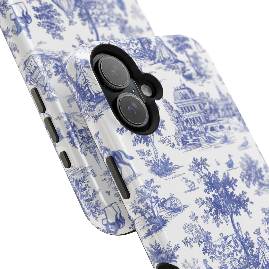 Magsafe French Toile Personalized Initial Custom Gift Cute Phone Cases for Iphone 16 Pro Max | iPhone 15, Pro Max Case, Iphone 14, 13, 12, 11, 10 - Studio40ParkLane
