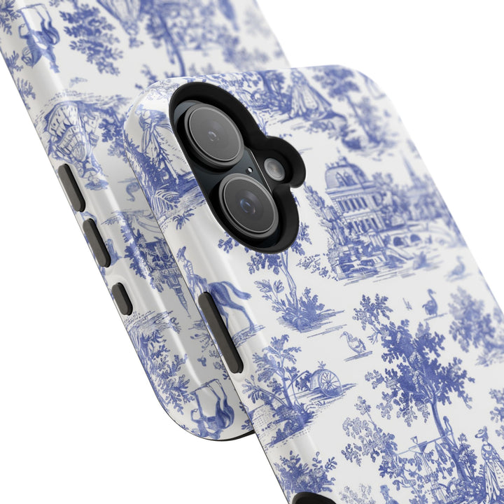 Magsafe French Toile Personalized Initial Custom Gift Cute Phone Cases for Iphone 16 Pro Max | iPhone 15, Pro Max Case, Iphone 14, 13, 12, 11, 10 - Studio40ParkLane