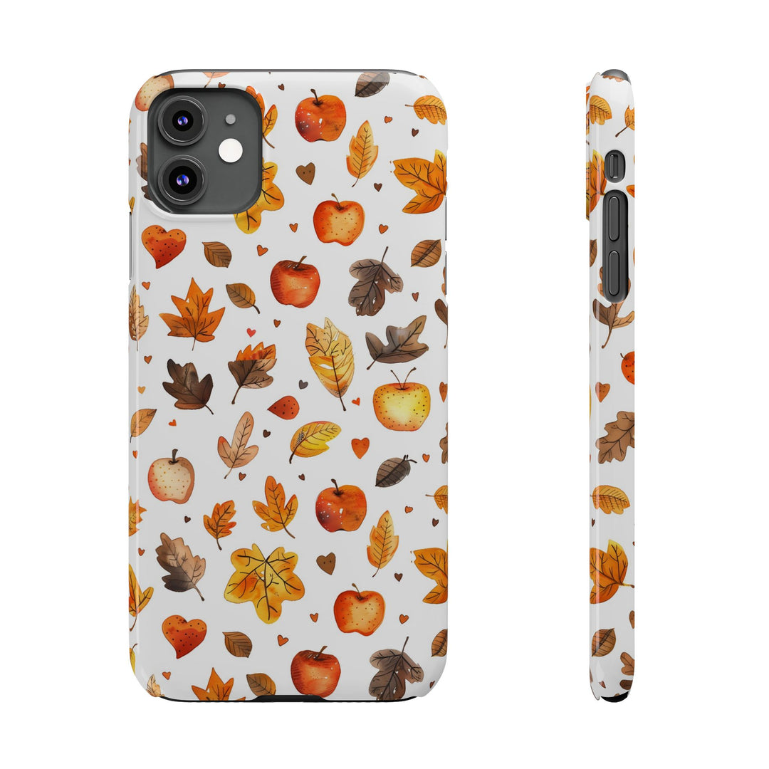 Slim Fall Autumn Leaves Gift for Her Cute Phone Cases for Iphone 16 | iPhone 15 Case | iPhone 15 Pro Max Case, Iphone 14, Iphone 14 Pro Max, Iphone 13, Slim - Studio40ParkLane